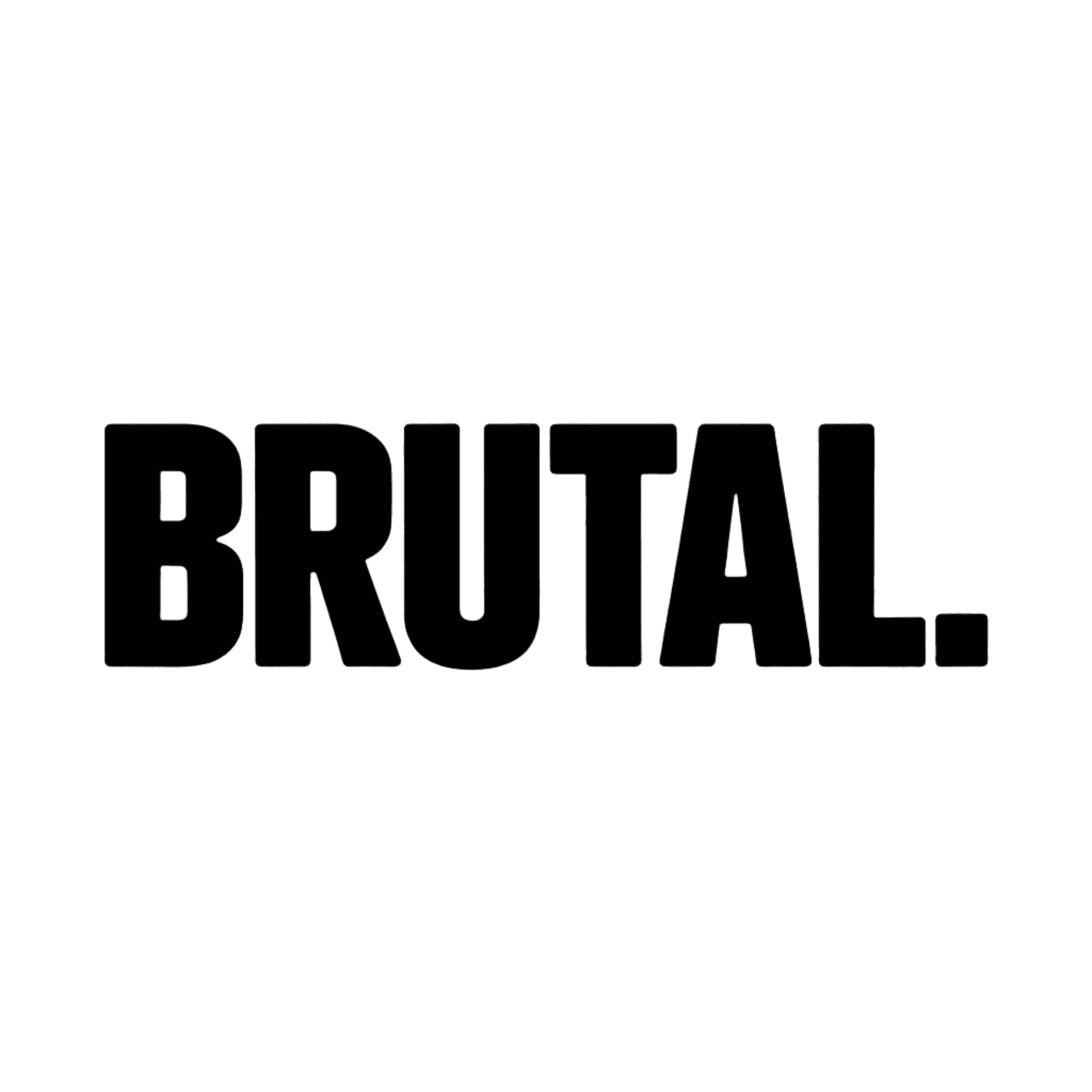 Brutal. — Design